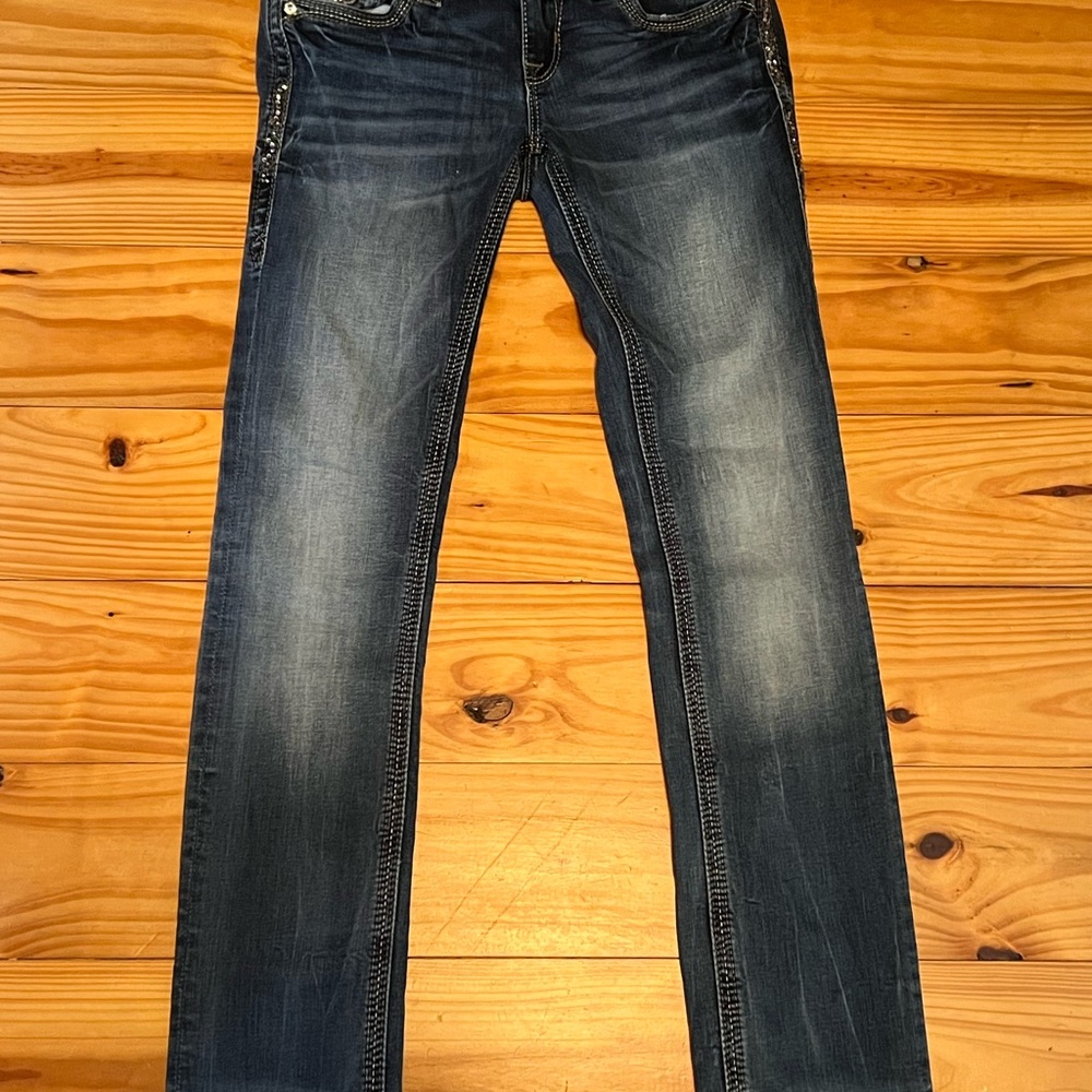 Classic Faded Denim Jeans